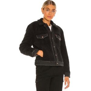 Levi's Pieced Sherpa Ex-Boyfriend Trucker Jacket